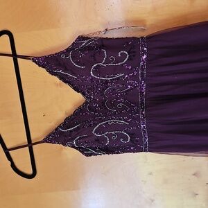 Jump Plum Embellished Gown